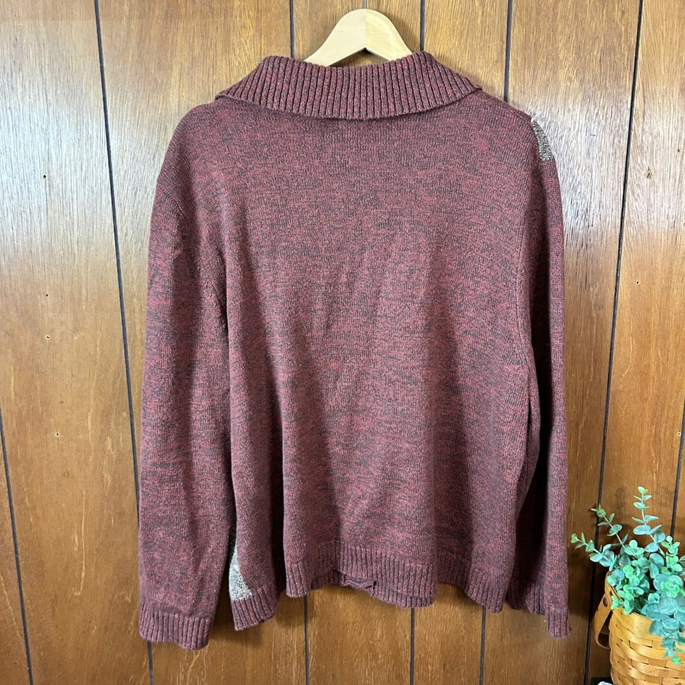 Vintage‎ Bon Worth X Large Petite Patchwork Cardigan Sweater Patchwork Cottage - Picture 7 of 7